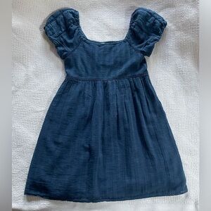 American Eagle Puff Sleeve Babydoll Cotton Dress